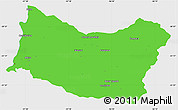 Political Simple Map of SALTO, single color outside