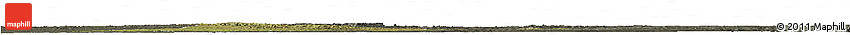 Satellite Horizon Map of TACUAREMBO, darken, semi-desaturated