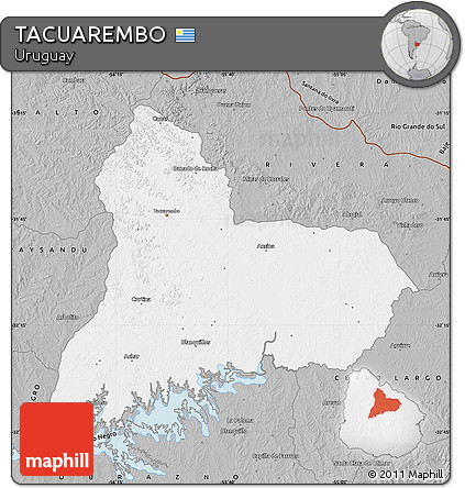 Gray Map of TACUAREMBO