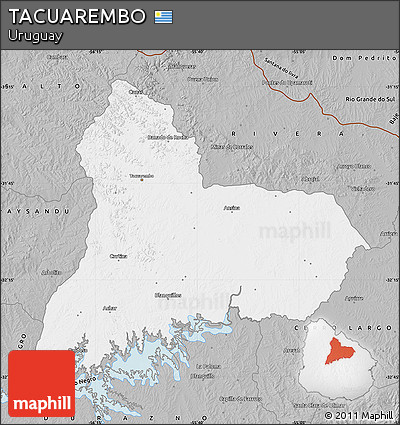 Gray Map of TACUAREMBO