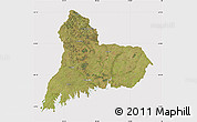 Satellite Map of TACUAREMBO, cropped outside