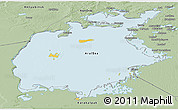Savanna Style Panoramic Map of Aral Sea