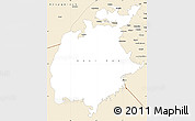 Classic Style Simple Map of Aral Sea