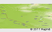 Physical Panoramic Map of Bukhara