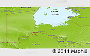 Physical Panoramic Map of Karakalpak