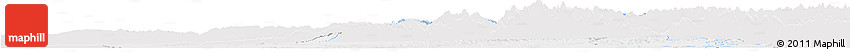 Silver Style Horizon Map of Syrdarya, single color outside