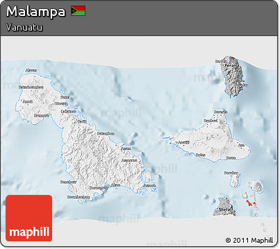 Gray 3D Map of Malampa