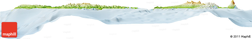 Physical Horizon Map of Malampa, lighten