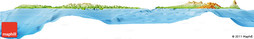 Physical Horizon Map of Malampa, political outside