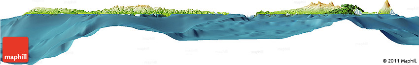 Physical Horizon Map of Malampa, satellite outside
