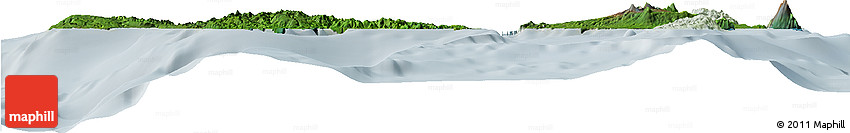 Satellite Horizon Map of Malampa, lighten