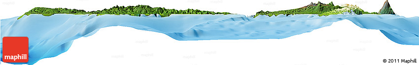 Satellite Horizon Map of Malampa, physical outside
