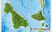 Satellite Map of Malampa, physical outside