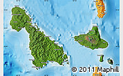 Satellite Map of Malampa, political outside