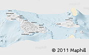 Classic Style Panoramic Map of Malampa, single color outside