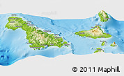 Physical Panoramic Map of Malampa