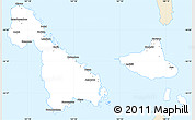 Classic Style Simple Map of Malampa, single color outside
