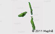 Satellite 3D Map of Penama, cropped outside