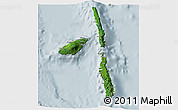 Satellite 3D Map of Penama, lighten