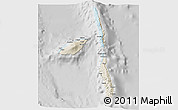 Shaded Relief 3D Map of Penama, lighten, desaturated