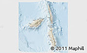 Shaded Relief 3D Map of Penama, lighten