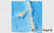 Shaded Relief 3D Map of Penama, political outside
