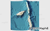 Shaded Relief 3D Map of Penama, satellite outside