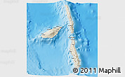 Shaded Relief 3D Map of Penama, single color outside