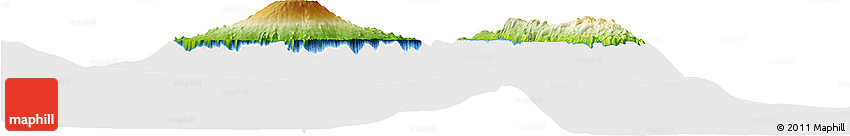 Physical Horizon Map of Penama, cropped outside