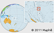 Political Location Map of Penama, highlighted country, within the entire country