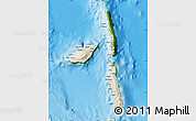 Shaded Relief Map of Penama, physical outside