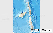 Shaded Relief Map of Penama, political outside