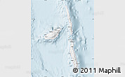 Silver Style Map of Penama, single color outside