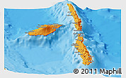 Political Panoramic Map of Penama