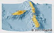 Savanna Style Panoramic Map of Penama