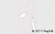Classic Style Simple Map of Penama, cropped outside