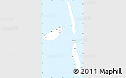 Gray Simple Map of Penama, single color outside