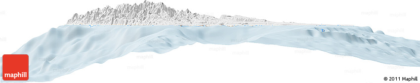 Classic Style Horizon Map of Sanma, single color outside