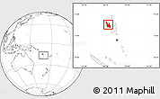 Blank Location Map of Sanma, within the entire country