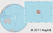 Gray Location Map of Sanma