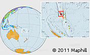 Political Location Map of Sanma, within the entire country