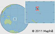 Savanna Style Location Map of Sanma, within the entire country