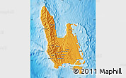 Political Map of Sanma, shaded relief outside