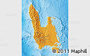 Political Map of Sanma, single color outside