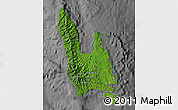 Satellite Map of Sanma, desaturated