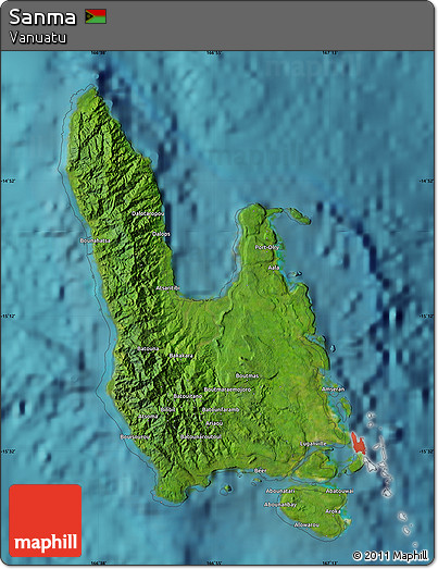 Satellite Map of Sanma