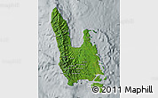 Satellite Map of Sanma, lighten, semi-desaturated