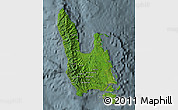 Satellite Map of Sanma, semi-desaturated