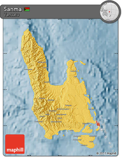 Savanna Style Map of Sanma