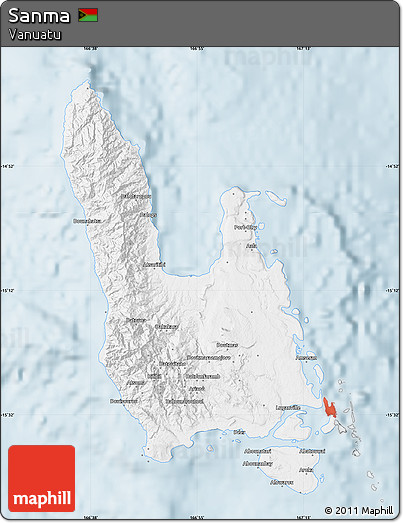 Silver Style Map of Sanma